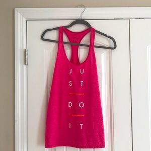 Nike Dri-Fit (Dry Fit) pink and orange tank top